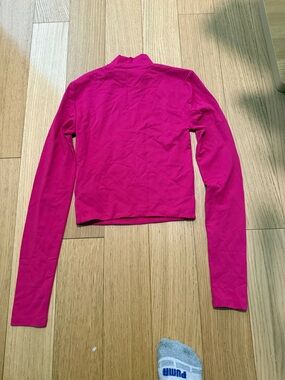 Babaton Hot Pink Long Sleeve Top